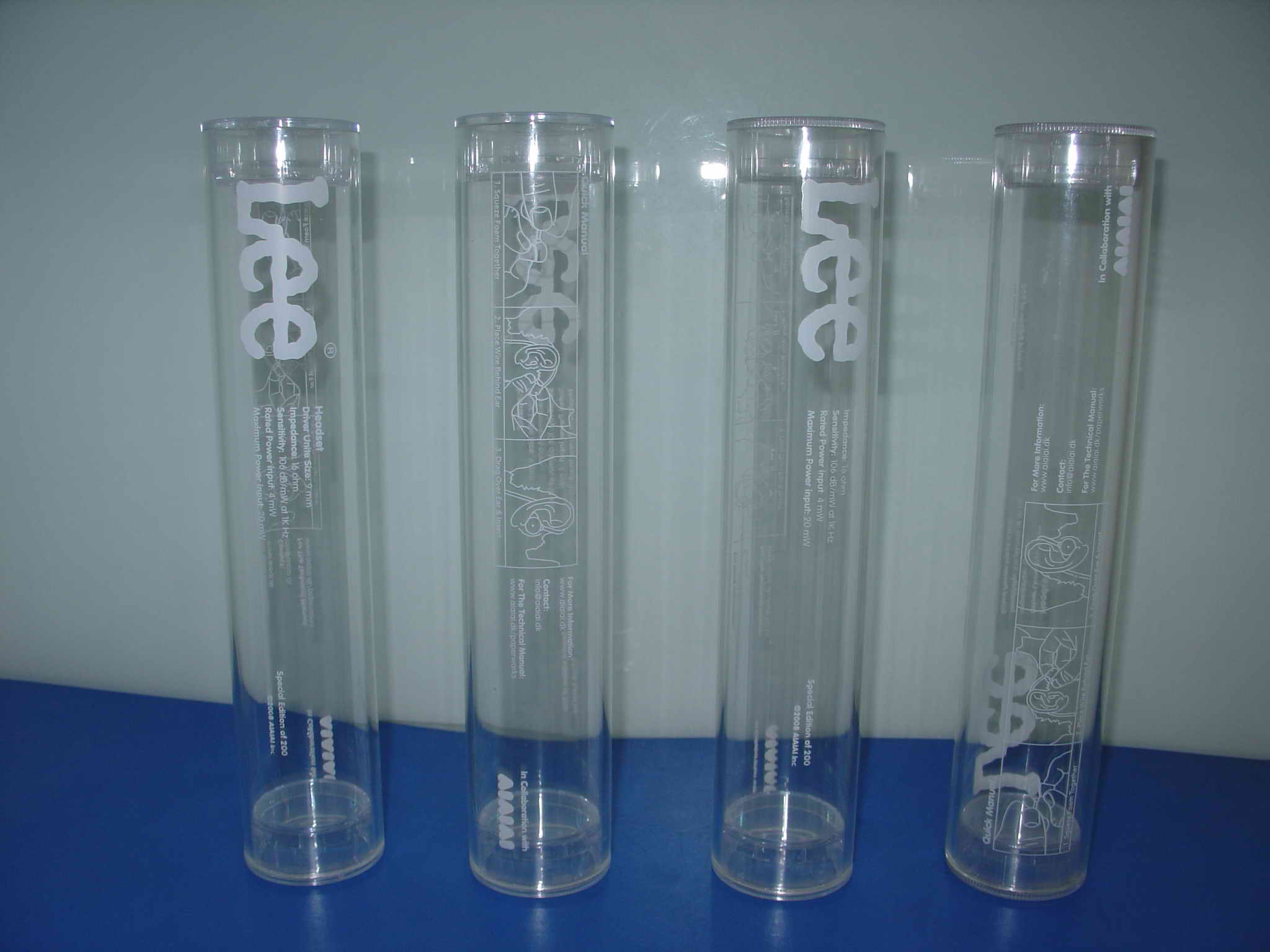 clear plastic tube wiht printing or labeling,clear printed tubes,clear